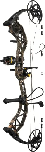 Bear Archery Resurgence Ready to Hunt Compound Bow Package 60 lb Left Hand Mossy Oak Break Up Country DNA