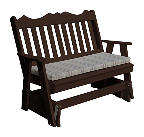 A & L Furniture Co. Royal English Recycled Plastic 5ft Glider Chair