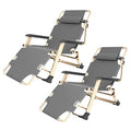 Natliedop Zero Gravity Chair Adjustable Reclining Patio Lounger Recliner X2