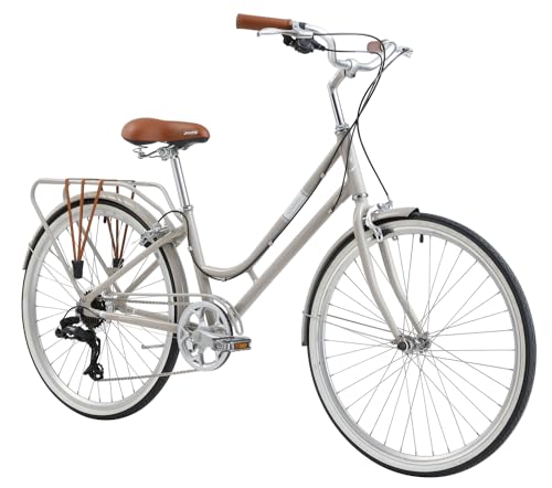 XDSBIKE XDS 26" Classic 7sp Women's City Commuter Hybrid Bike Beige