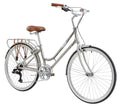 XDSBIKE XDS 26" Classic 7sp Women's City Commuter Hybrid Bike Beige