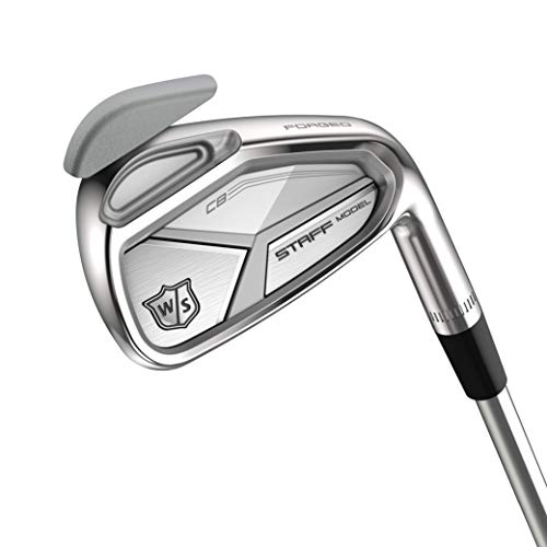 WILSON Staff Model CB Men's Golf Irons - Right Hand, Stiff, 4-PW Gray