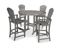 Polywood Palm Coast Bar Set Slate Grey