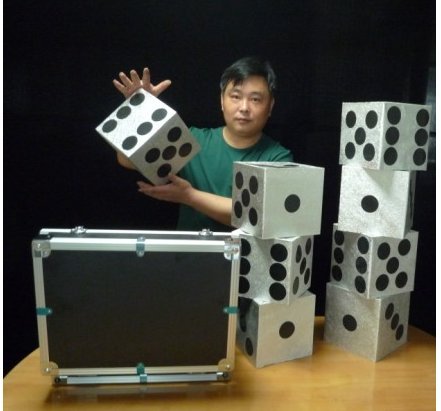 GOWE Large Dice Production Case for Card Magic and Illusions
