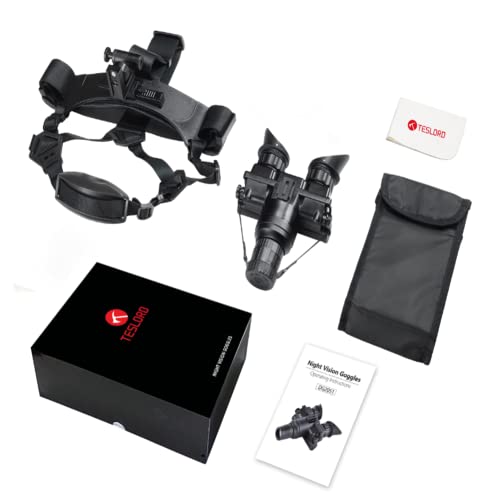 Teslord NVG7 Gen 2+ Night Vision Goggles Black
