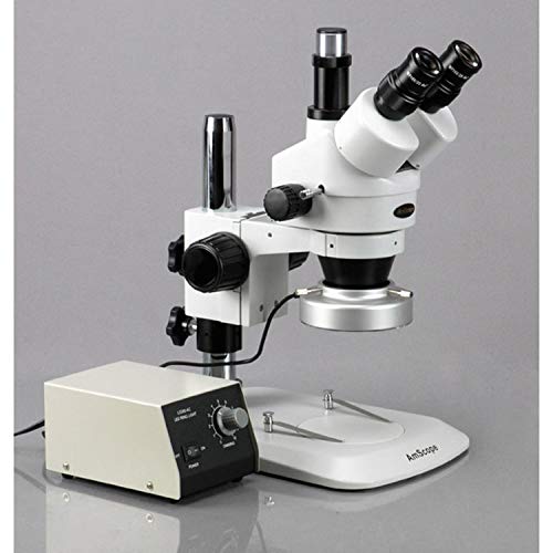 AmScope Professional Trinocular Stereo Zoom Microscope 3.5X-90X Magnification