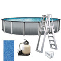 In The Swim 18' Round Above Ground Pool Weekender Package Multi-Colored