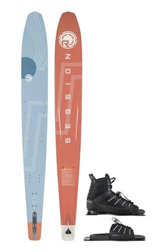 Radar Women's Session Waterski w/Prime Boot Blue / Peach