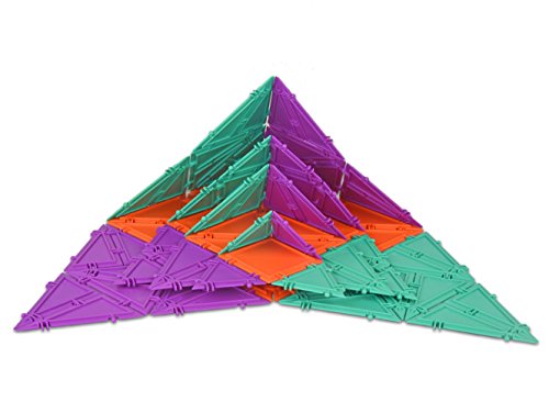 Geometiles Jumbo 3D Building Set 512-pc Math Learning USA
