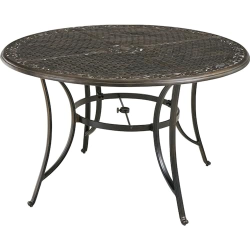 Hanover Traditions 7-Piece Patio Dining Set with Tan Cushions