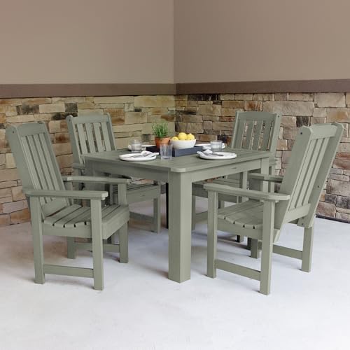 Highwood Lehigh 5-Piece Square Dining Set Eucalyptus