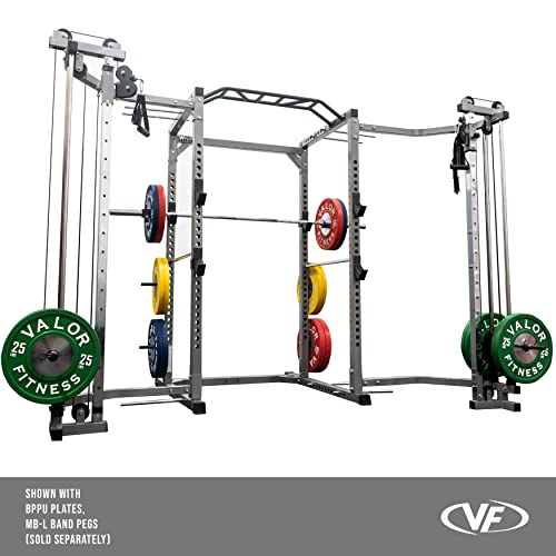 Valor Fitness BD-41BCC Power Rack with Cable Crossover Attachment
