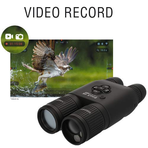 theOpticGuru ATN BinoX 4K 4-16X Smart Binoculars with Laser Range Finder Black