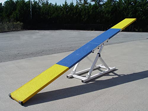DogSport 9' Dog Agility Teeter Aluminium with Rubber Surface