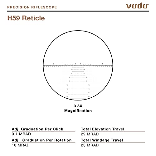 EOTECH Vudu 3.5-18x50mm Precision Rifle Scope Black
