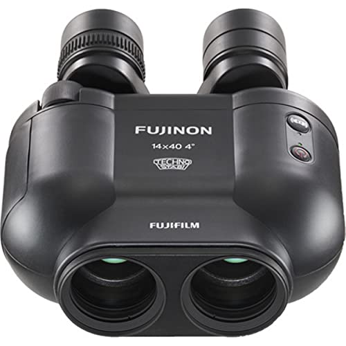 Fujifilm TS-X 1440 Techno Stabi Binoculars with Gyro Sensor and Waterproof Floating Camera Strap Bundle Black/Yellow