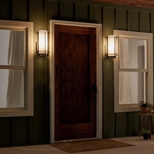 Kichler Pacific Edge 16" 1 Light Outdoor Wall Light Architectural Bronze