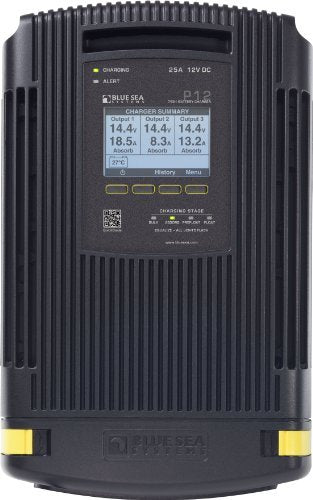 Blue Sea Systems 12V DC 25A P12 Battery Charger