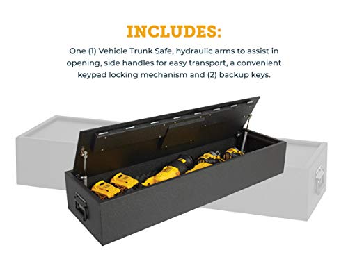 SnapSafe Trunk Safe II Vehicle Gun Safe Black
