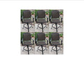 Patio Land Outdoor Living Santa Clara 6pc Outdoor Patio Set with Swivel Barstools Dark Bronze