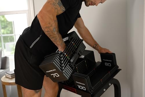 POWERBLOCK Pro 100 EXP Adjustable Dumbbell Black