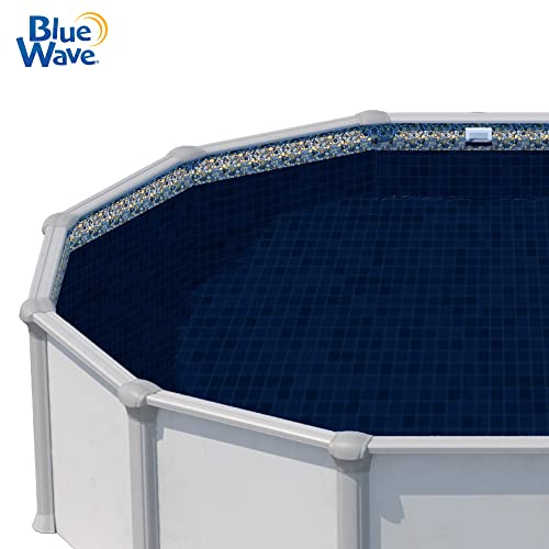 Blue Wave Heavy Gauge Canyon Overlap Pool Liner 16x32 Blue