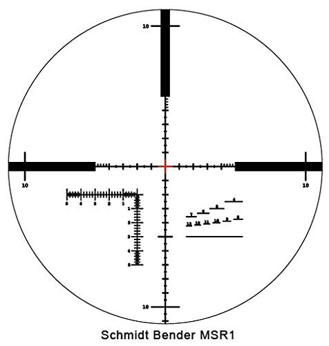 SCHMIDT . BENDER Polar T96 Rifle Scope 2.5-10x50mm L4 2nd Focal Plane Posicon 34mm Matte Black
