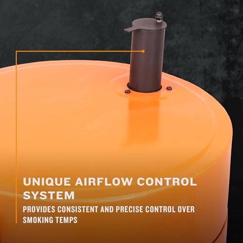 Oklahoma Joe's Bronco Pro Drum Smoker Orange