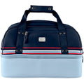 Sun Mountain Mid-Stripe Boston Bag - Frost/Navy/Red
