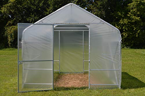 Poly-Tex Superior Greenhouse 10x18 ft Polyethylene Silver