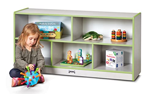 Jonti-Craft Toddler Mobile Storage Unit Key Lime Green