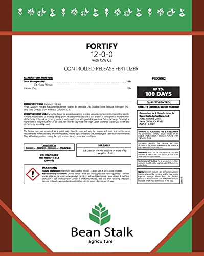 Generic Bean Stalk Forify Controlled Release Fertilizer with Calcium and Magnesium 50 lb Pail