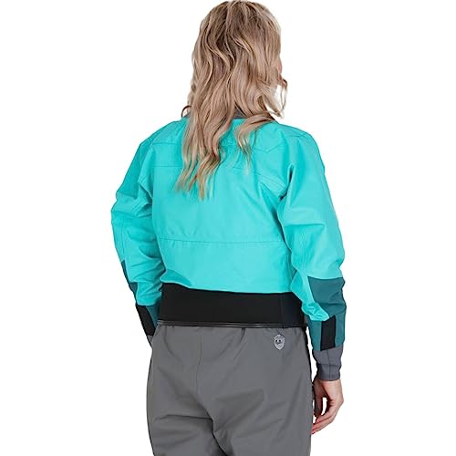 NRS Women's Rev Gore-TEX® Pro Kayaking Dry Top Mediterranea/Aqua
