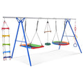 PRODC 5-in-1 Outdoor Toddler Swing Set with Steel Frame