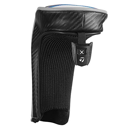 TaylorMade SIM MAX Hybrid #4 22 Degree Loft Right Hand Stiff Flex Titanium Black Blue