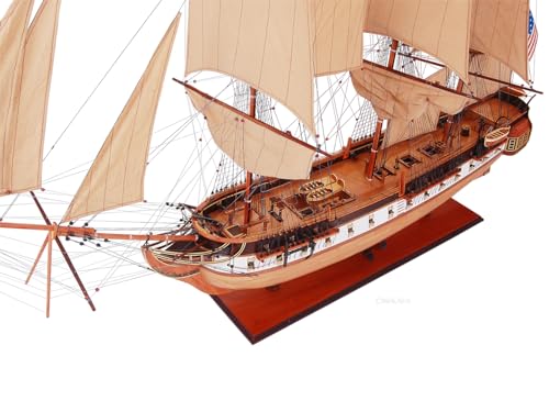 Old Modern Handicrafts USS Constitution Model Ship & Hat Combo Multi Color