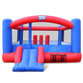 SUNNY & FUN Inflatable Bounce House 12x10.5 Feet with Air Blower Blue/Red