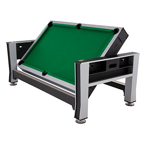 Triumph Sports 3-in-1 7' Rotating Swivel Multigame Table Black