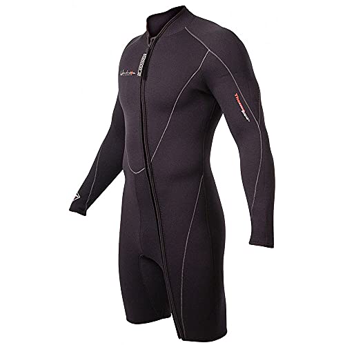 Henderson Thermoprene Long Sleeve Shorty/Jacket 7mm Scuba Wetsuit Black
