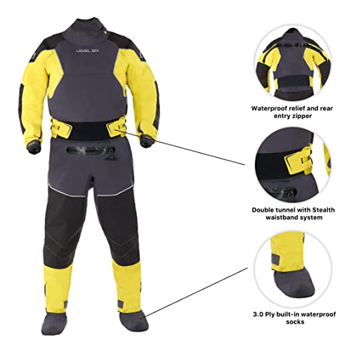 Level Six Emperor Dry Suit Crater Blue