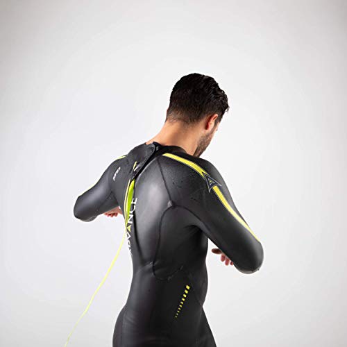 ZONE3 Men's Advance Wetsuit Black/Lime MediumTall
