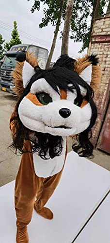FurryMascot CatWomen Fox Fursuit Costume White