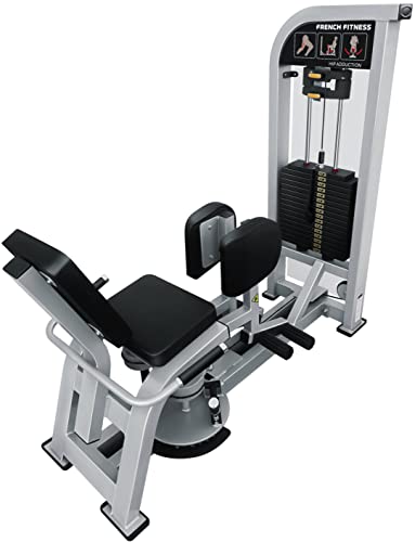 French Fitness Shasta Hip Adductor Inner Thigh Machine Silver