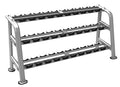Fitness First Dumbbell Rack Holds 15 Pairs Gray