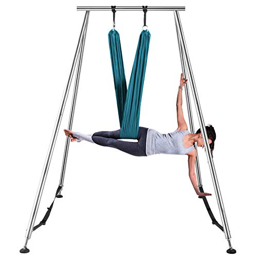 Happybuy Yoga Sling Inversion Swing Stand Green