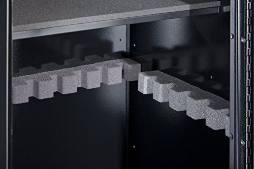 Stack-On 22-Gun Security Cabinet with Foam Barrel Rests Black