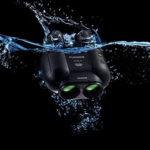 Fujifilm TS-X 1440 Techno Stabi Binoculars with Gyro Sensor and Waterproof Floating Camera Strap Bundle Black/Yellow