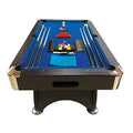 SIMBAUSA Billiard Pool Table 7 Feet Snooker Full Set Accessories Game mod. Blue SEA Blue