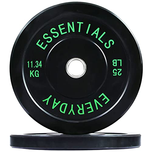 BalanceFrom Olympic Bumper Plate Set Black