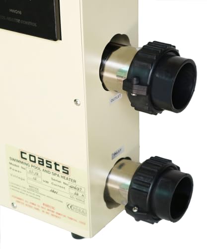 TenRit 18KW ST-18 Water Thermostat Heater for Pool/SPA/Shower/Bath/Pond Beige